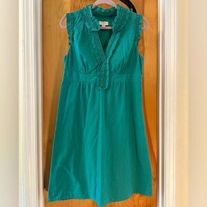 Cotton Sleeveless Dress Ann Taylor Loft Size 10